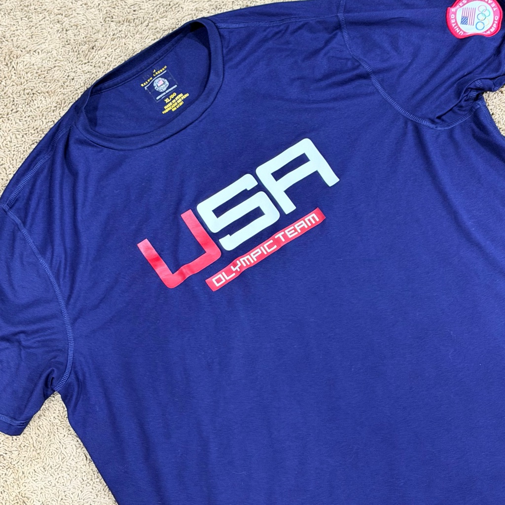 Ralph Lauren Blue Usa Olympic Team Tee Xl
